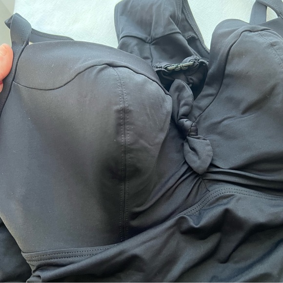 Cache Coeur Maternity Monaco One Piece in Black size 36E/F - Picture 4 of 10